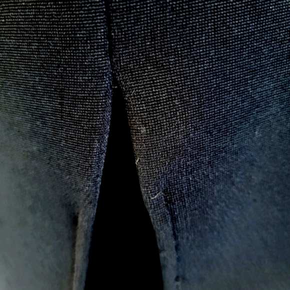 Bari-Jay Black and White Full Length Gown w/Front Slit..Sz. S - Picture 12 of 13